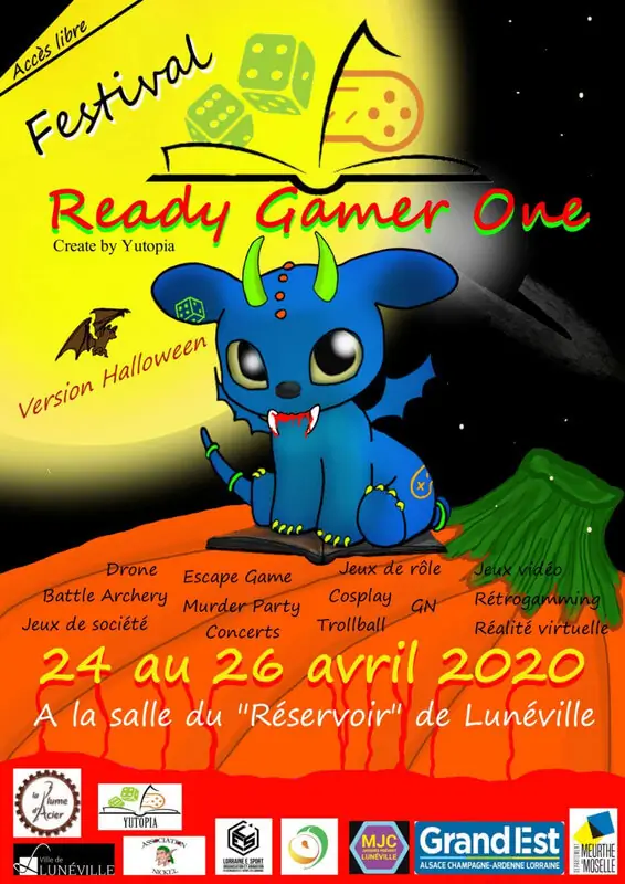 Affiche officielle Festival des jeux R.G.O. 2021