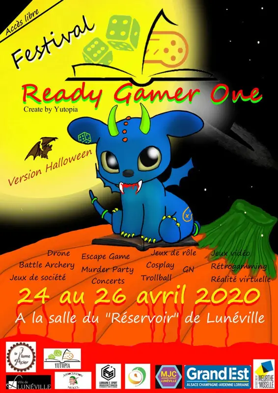 Affiche officielle Festival des jeux et son village historique 2021