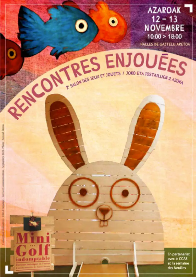 Affiche officielle Rencontres Enjouées 2022