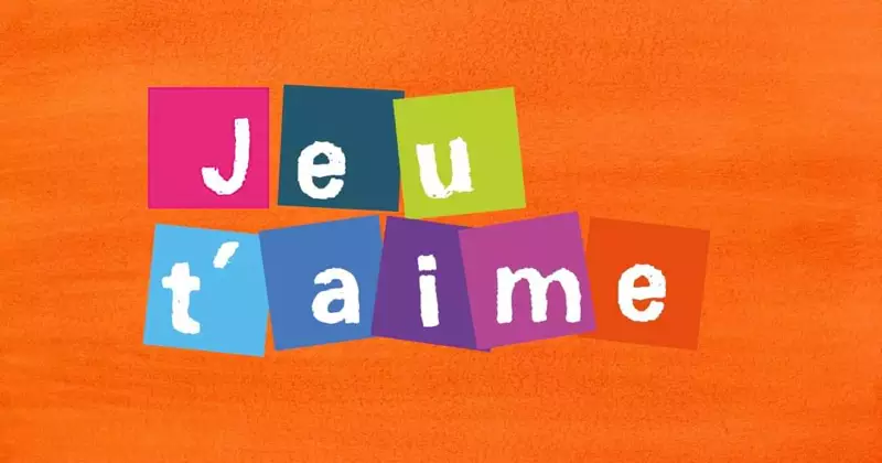 Affiche officielle Les rencontres Jeu t'aime Bruxelles 2023