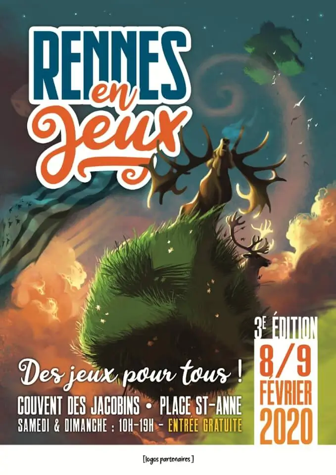 Affiche officielle Rennes en jeux 2021