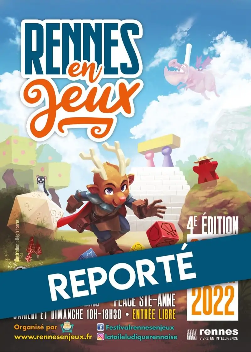 Affiche officielle Rennes en jeux 2022