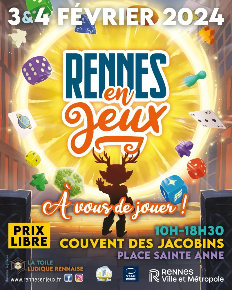 Affiche officielle Rennes en Jeux 2024