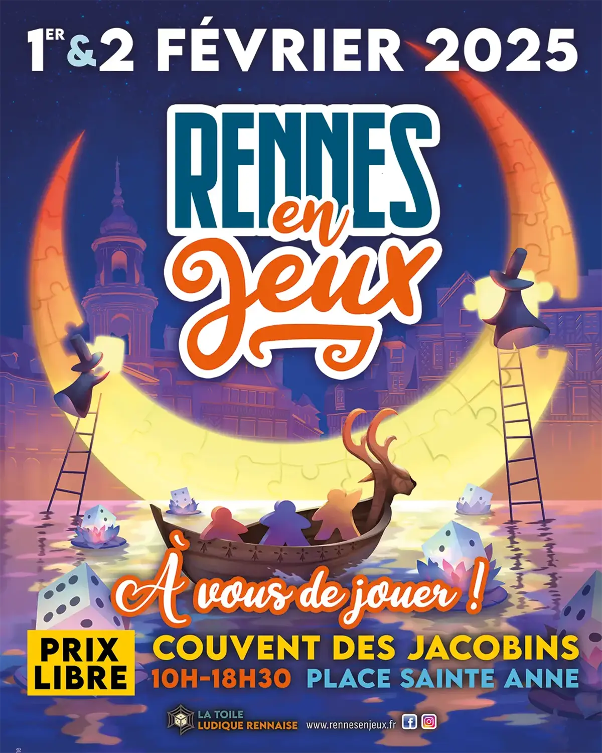 Affiche officielle Rennes en Jeux 2025