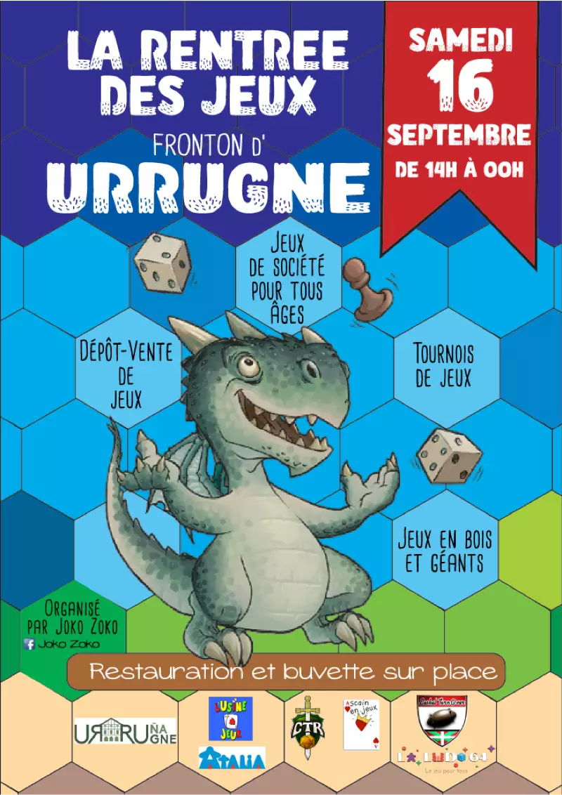 Affiche officielle La rentrée des jeux 2023
