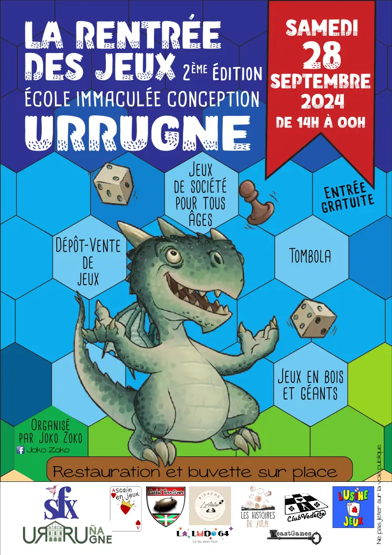 Affiche officielle La rentrée des jeux 2024