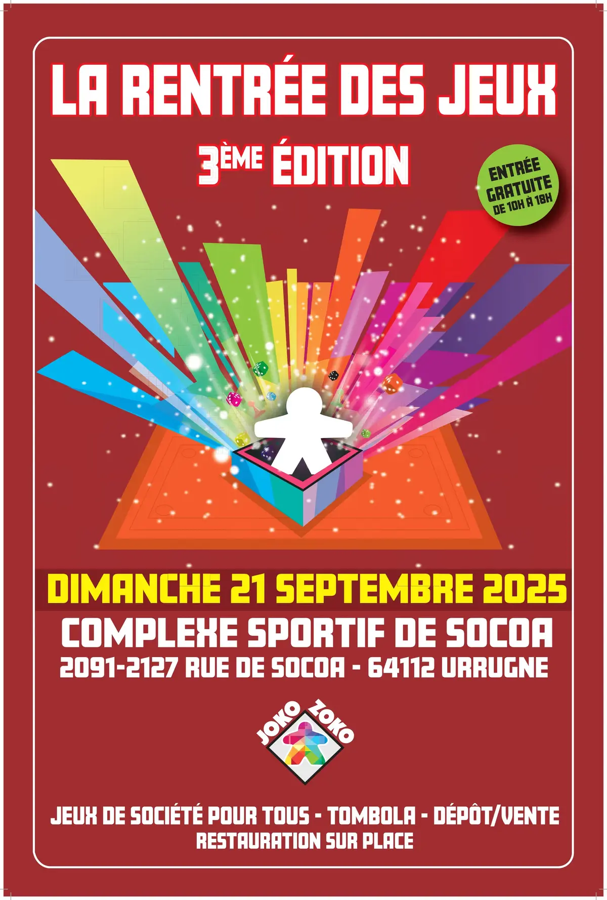 Affiche officielle La rentrée des jeux 2025