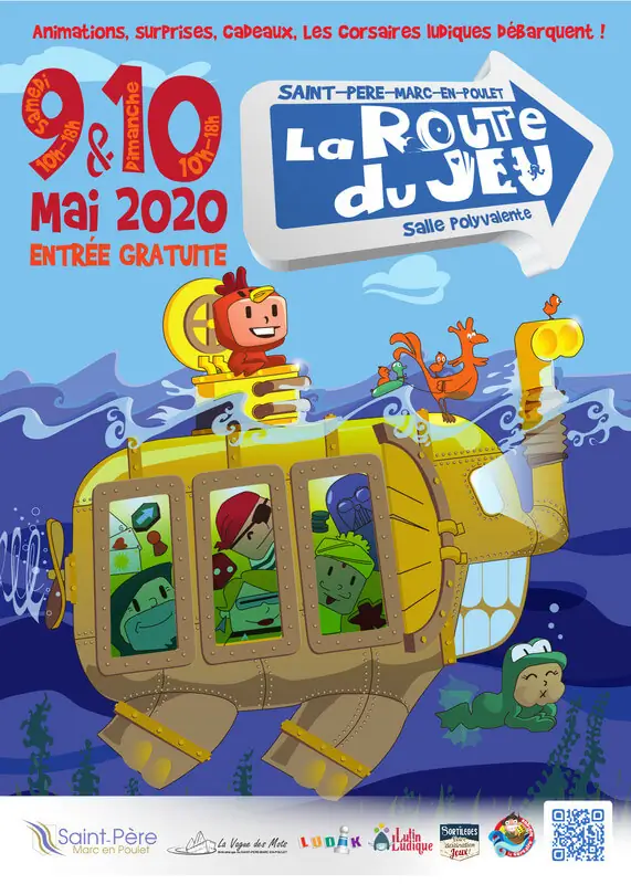 Affiche officielle La route du Jeu 2020