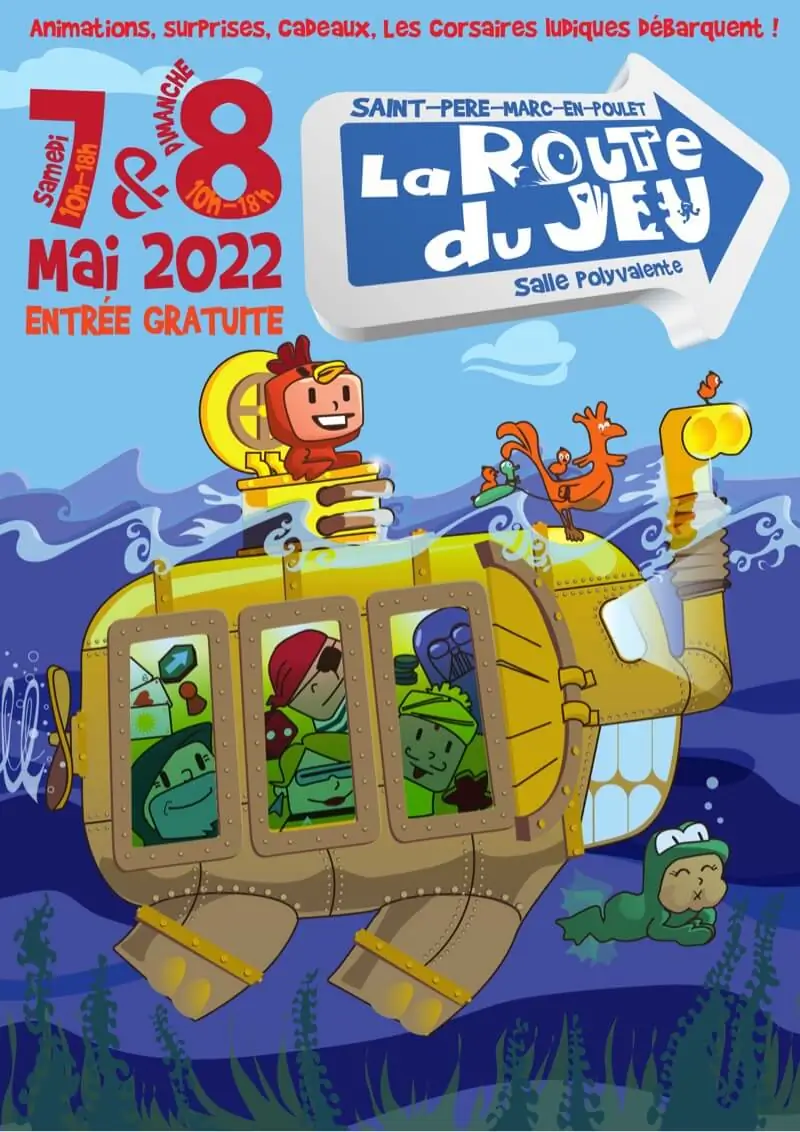 Affiche officielle La route du Jeu 2022