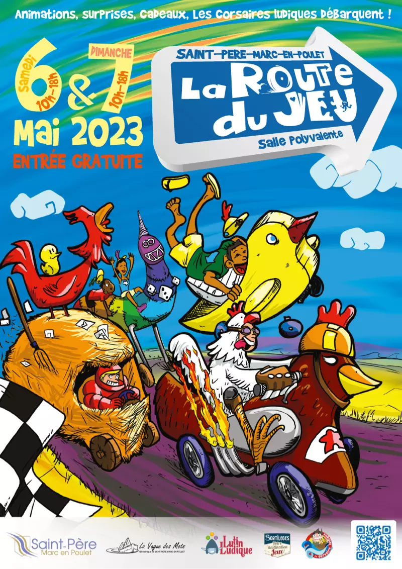 Affiche officielle La route du Jeu 2023
