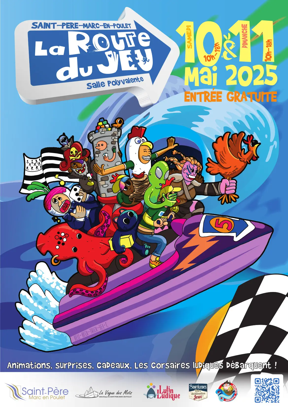 Affiche officielle La route du Jeu 2025
