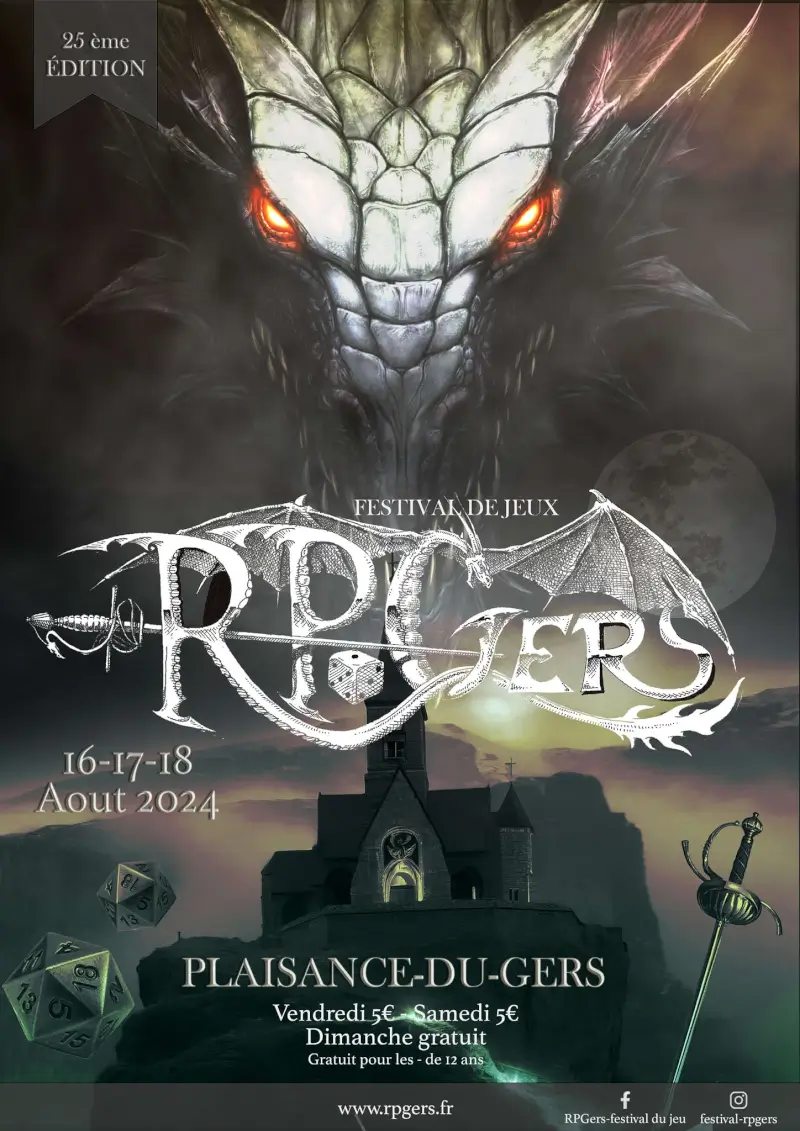 Affiche officielle RPGers 2024