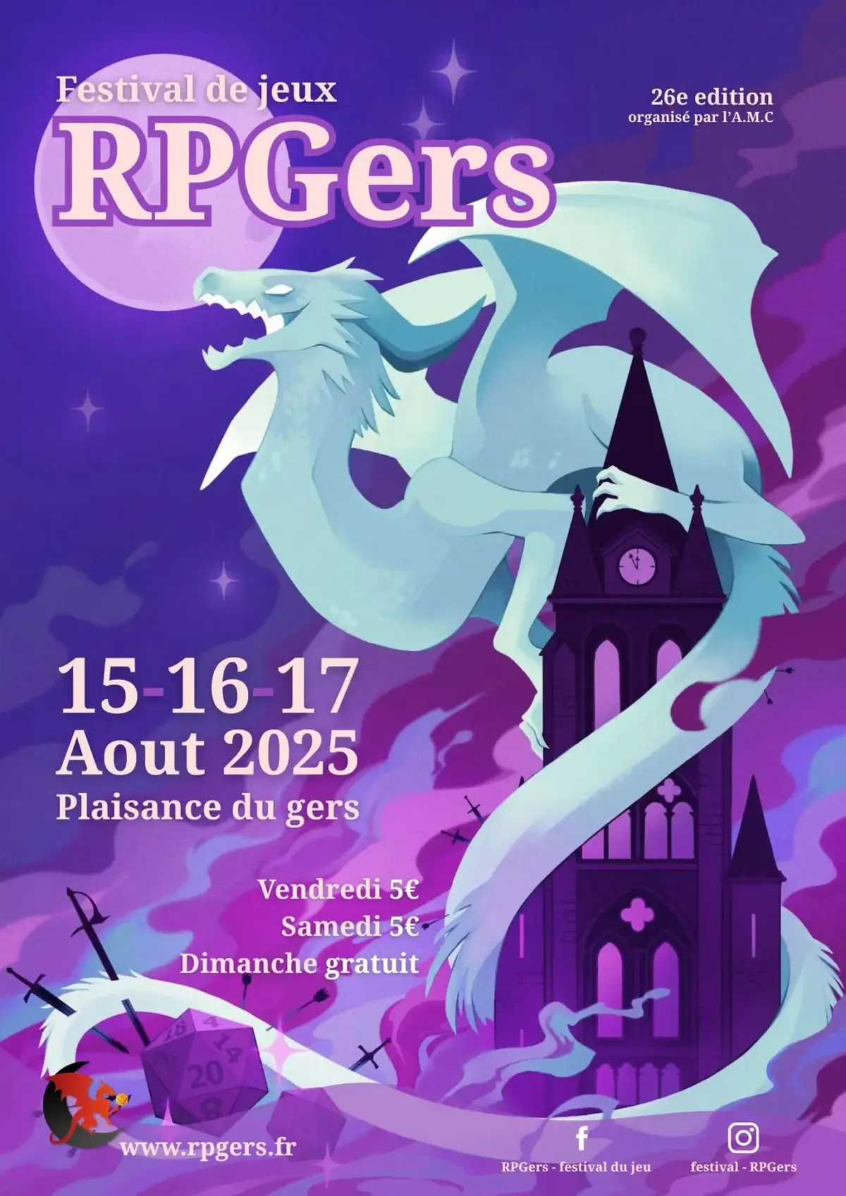 Affiche officielle RPGers 2025