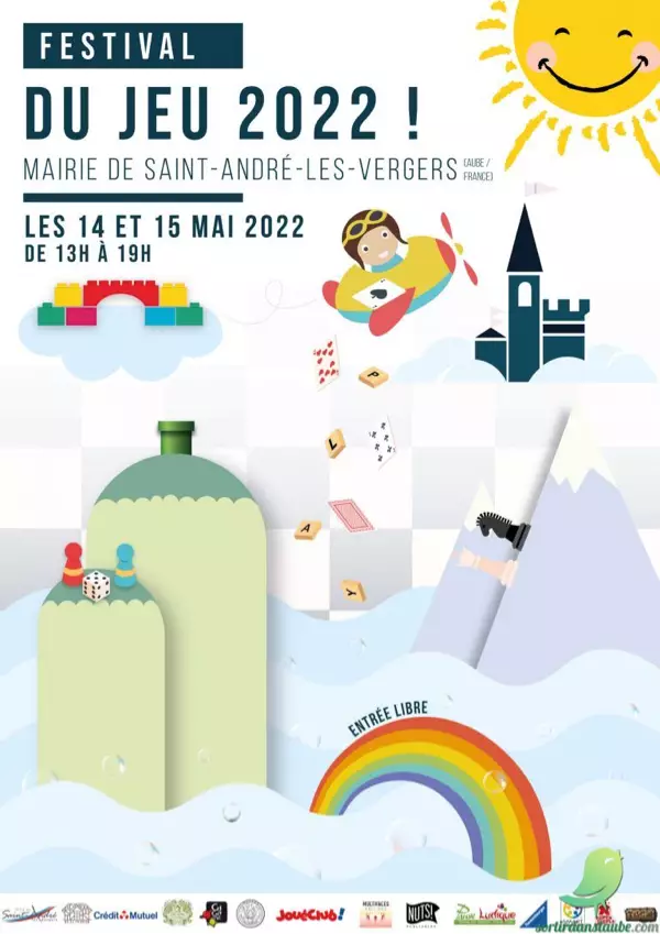 Affiche officielle Saint-AndrÃ© en Jeu 2022