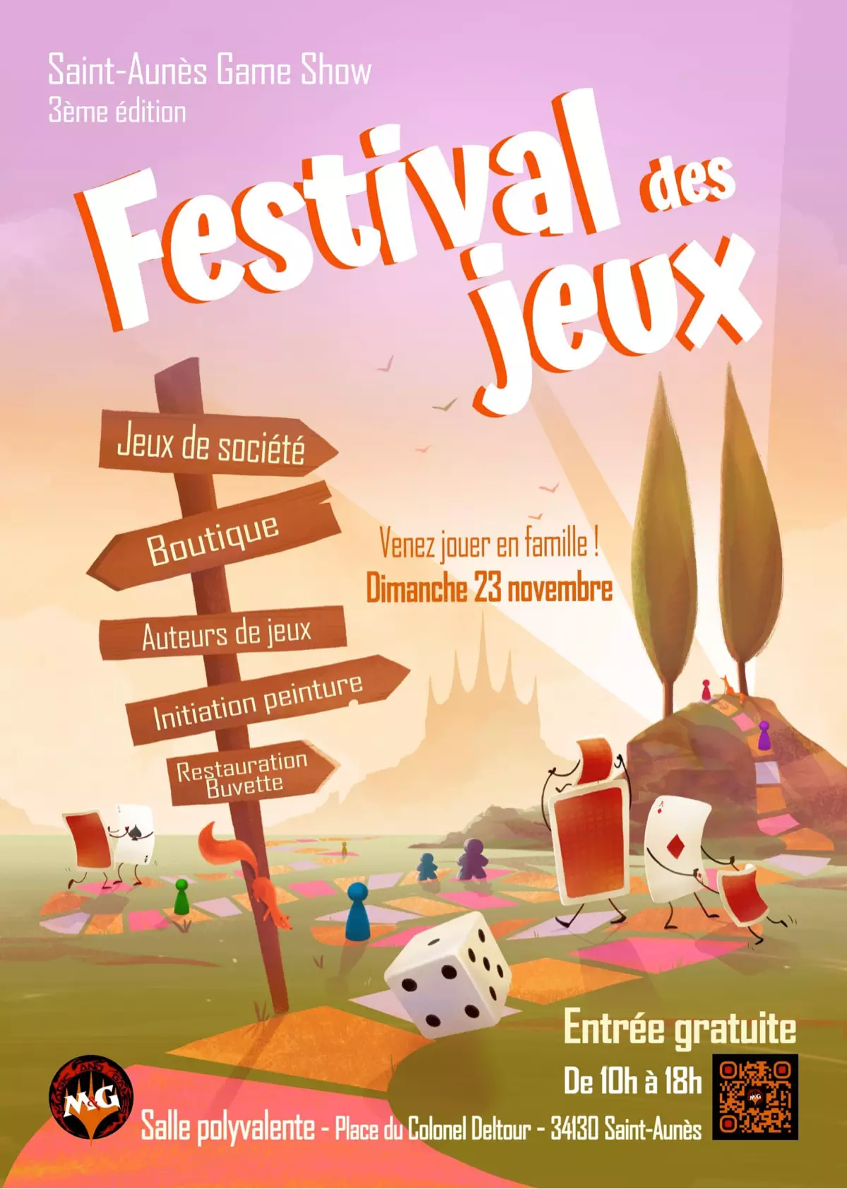 Affiche officielle Saint Aunes Game Show 2025