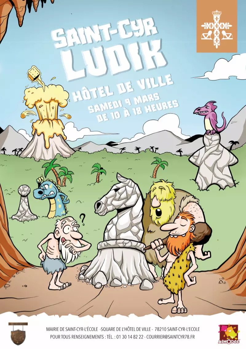 Affiche officielle Saint-Cyr Ludik 2019