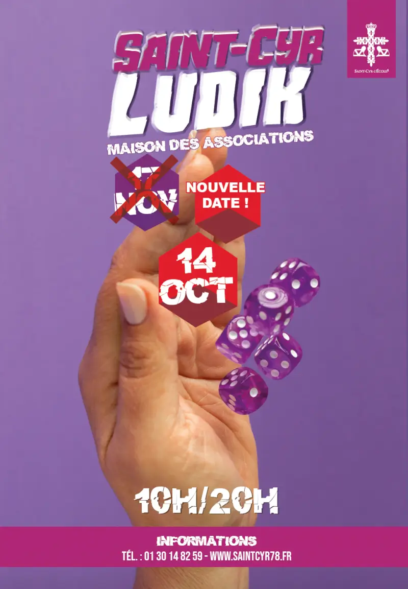 Affiche officielle Saint-Cyr Ludik 2023