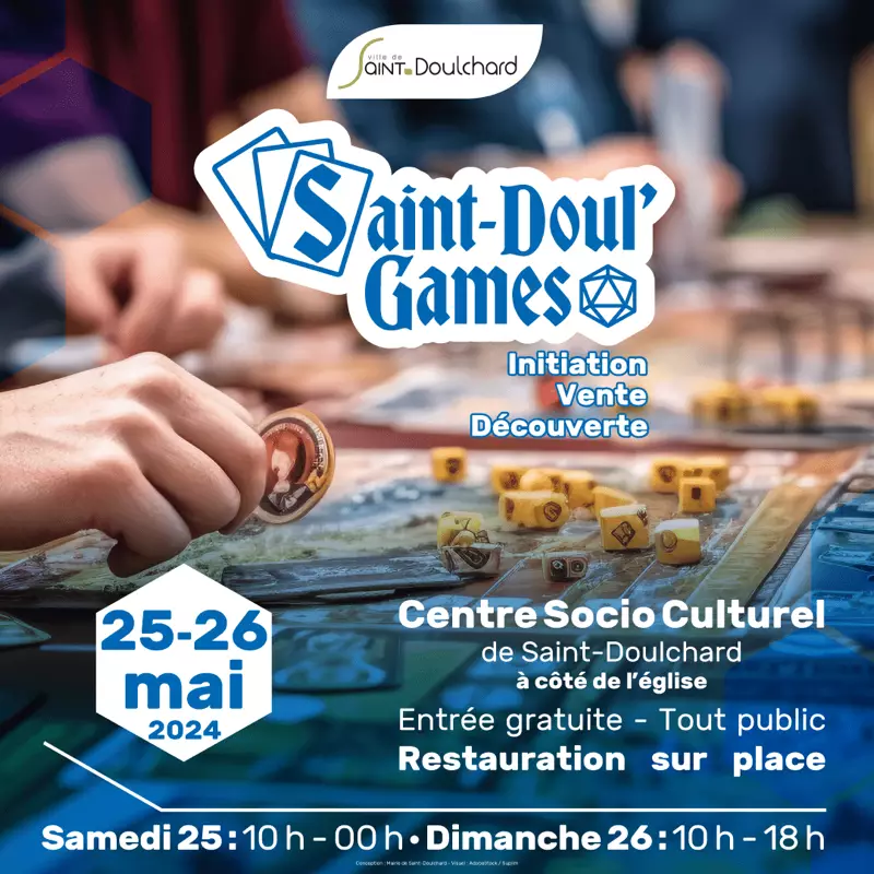 Affiche officielle Saint-Doul'Games 2024
