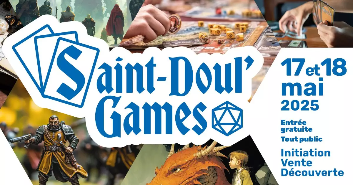 Affiche officielle Saint-Doul'Games 2025