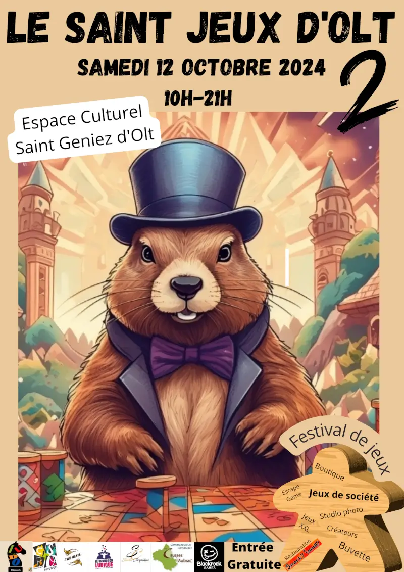 Affiche officielle Le Saint Jeux d'Olt 2024