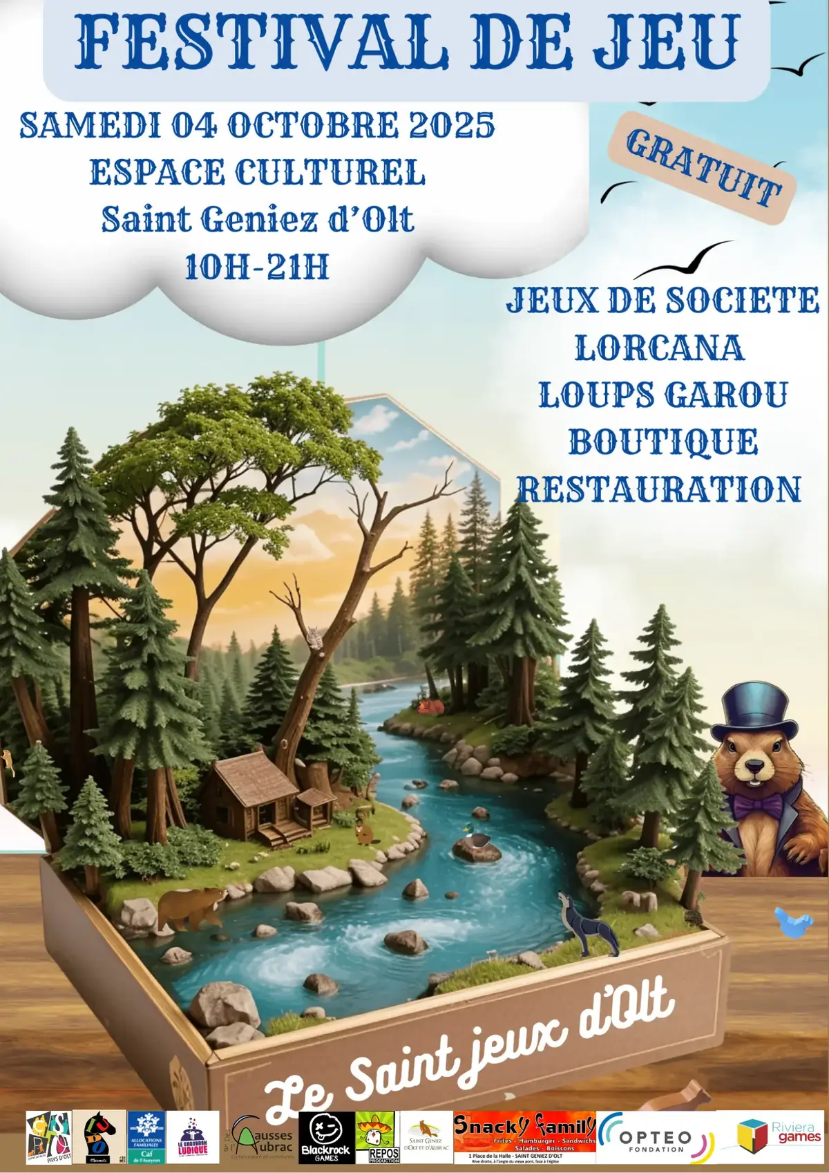 Affiche officielle Le Saint Jeux d'Olt 2025