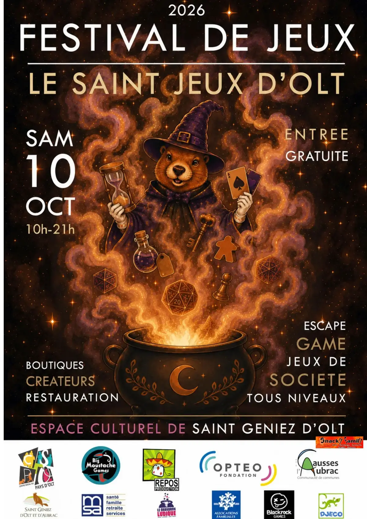 Official poster Le Saint Jeux d'Olt 2026