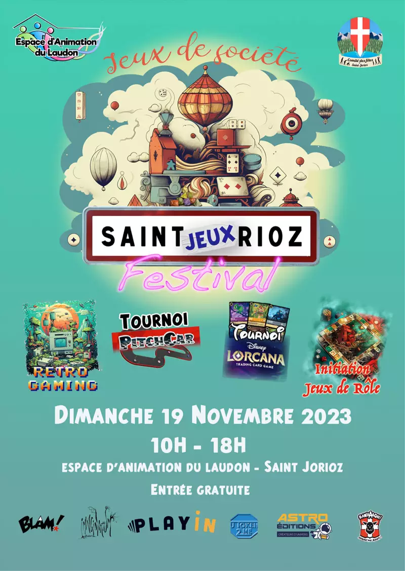 Affiche officielle Saint-JeuxRioz Festival 2023