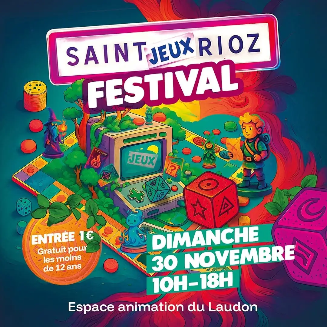 Official poster Saint-JeuxRioz Festival 2025
