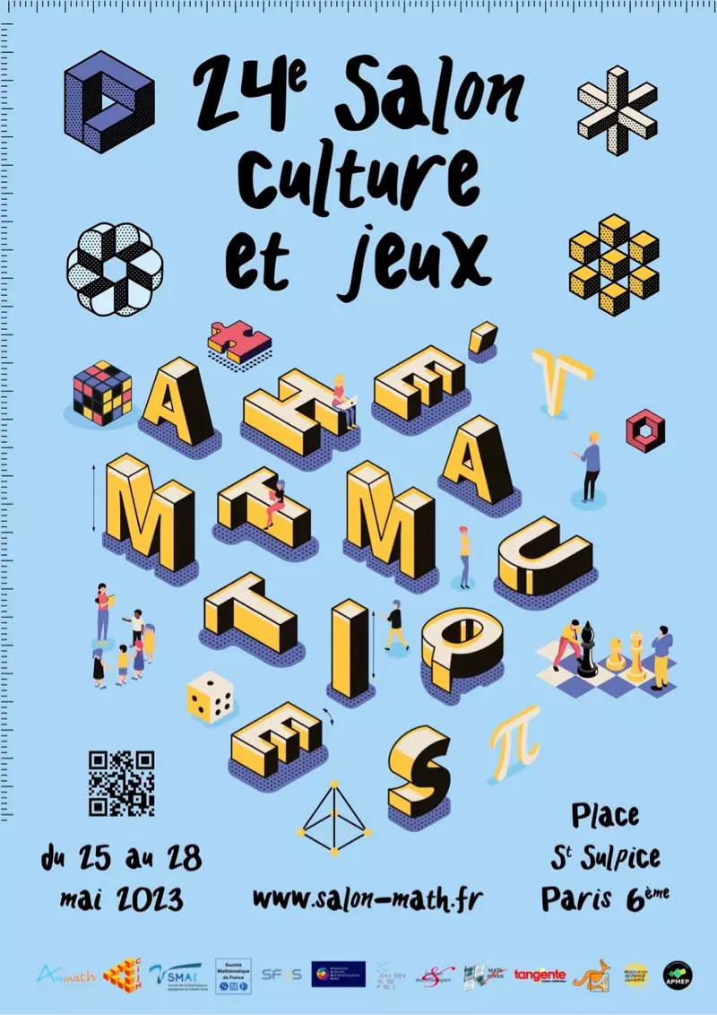 Official poster Jouons ensemble aux mathÃ©matiques 2023