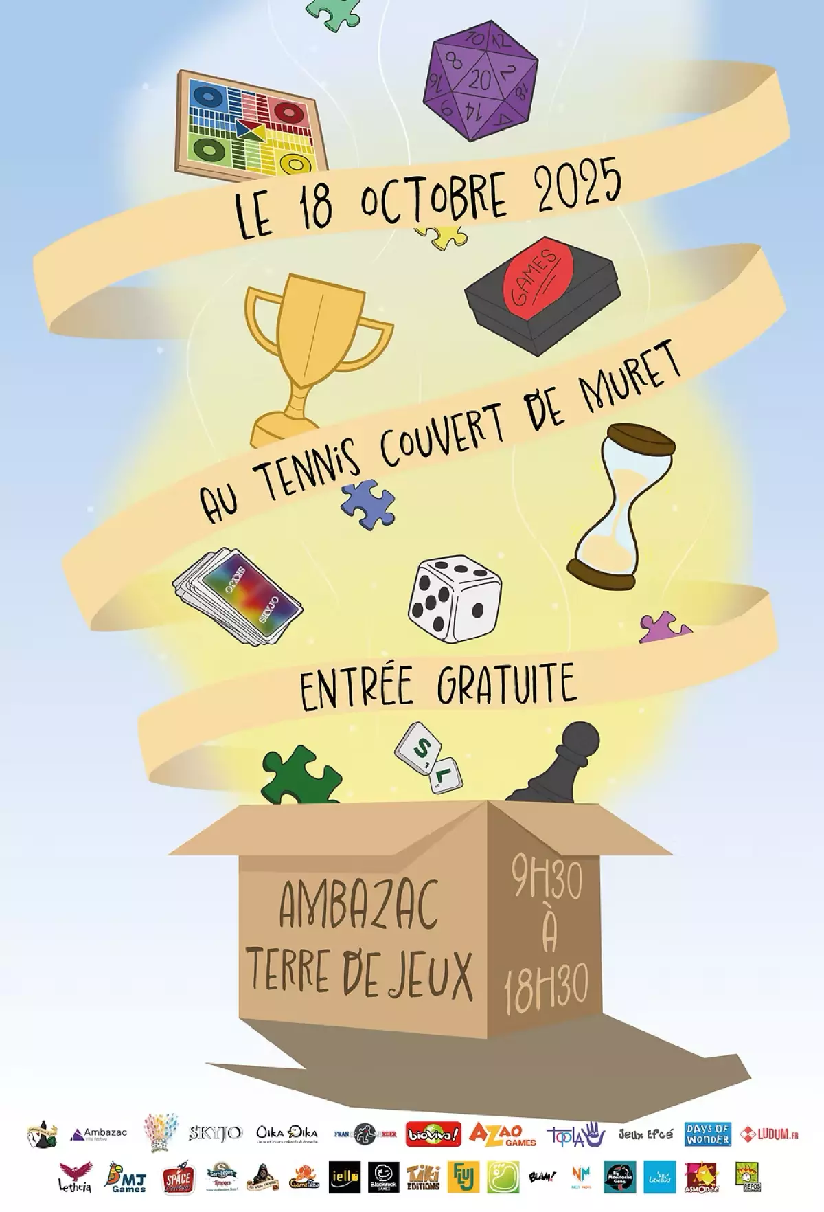 Affiche officielle Ambazac terre de jeux 2025
