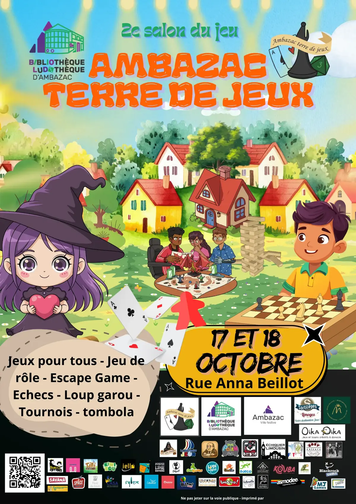 Affiche officielle Ambazac terre de jeux 2026