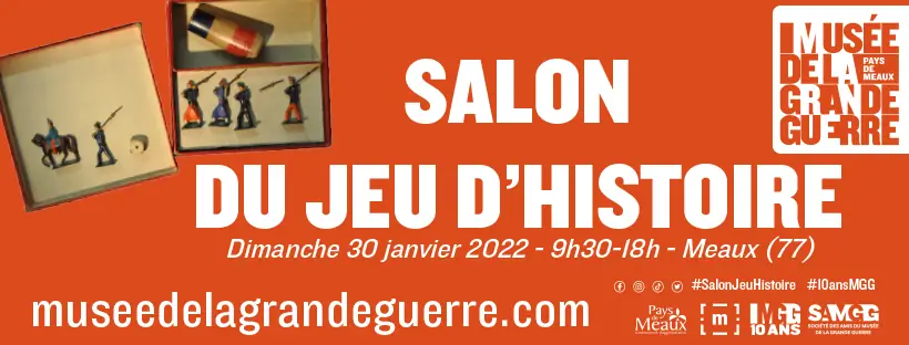 Affiche officielle Salon du jeu d'histoire 2022