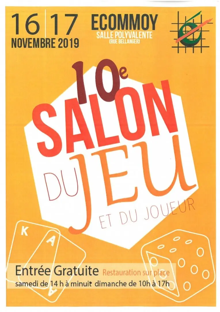 Affiche officielle Salon du Jeu et du Joueur 2019
