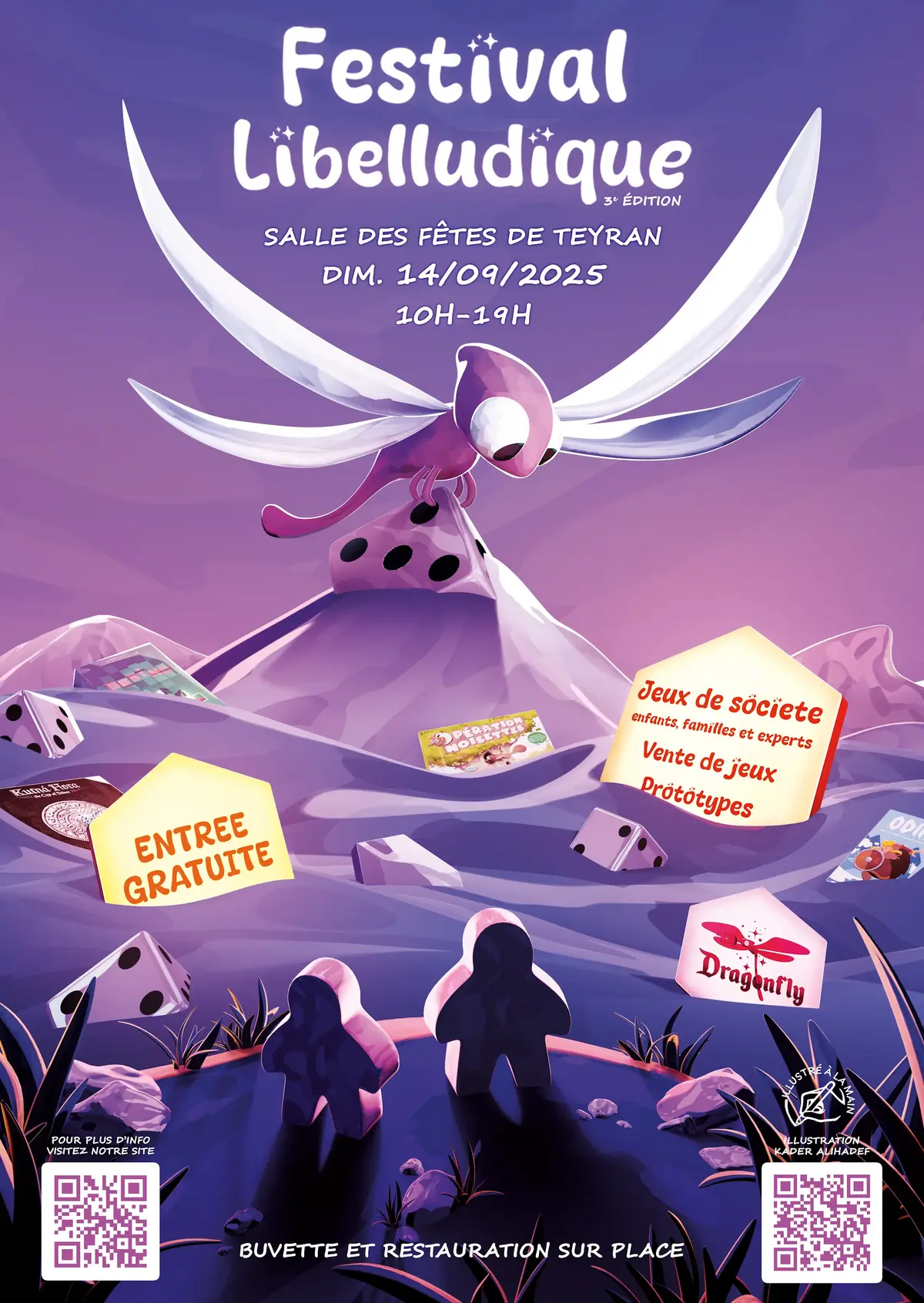 Affiche officielle Festuval Libelludique 2025