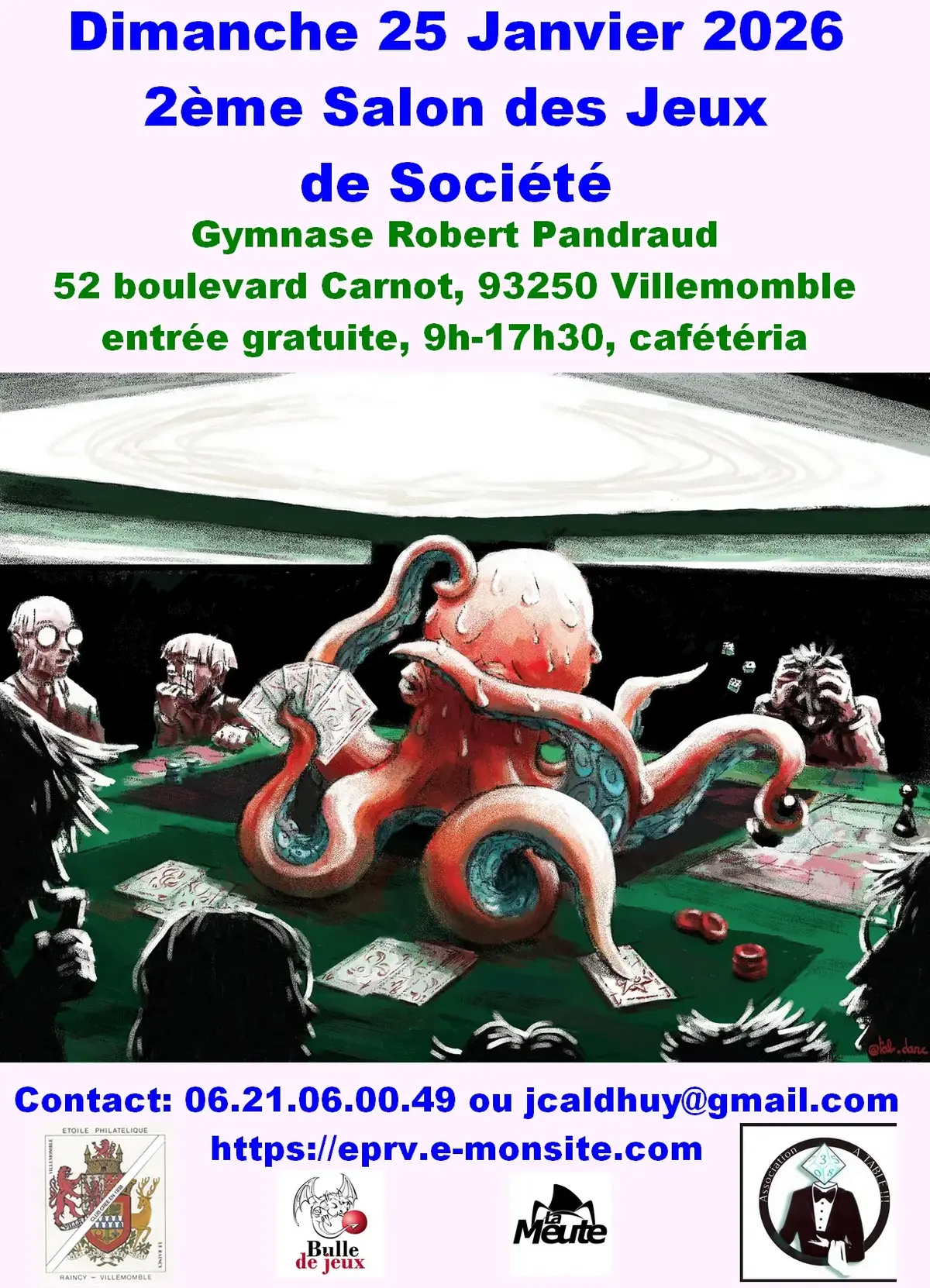 Affiche officielle Salon des Jeux de Société 2026