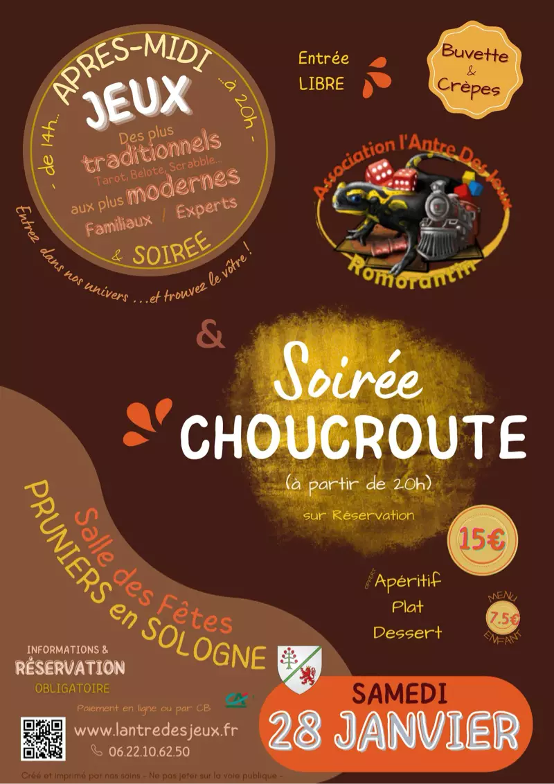 Affiche officielle Samedi en jeux 2023