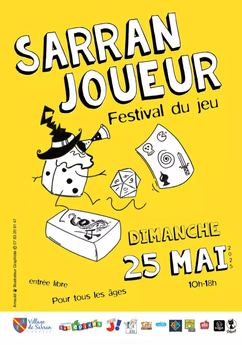 Affiche officielle Sarran Joueur 2025