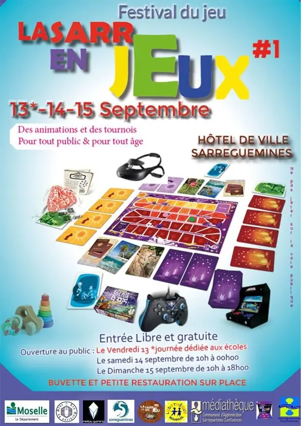 Affiche officielle La Sarre en jeux 2019