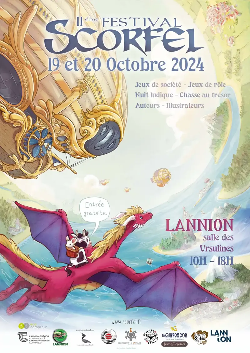Affiche officielle Festival Scorfel 2024