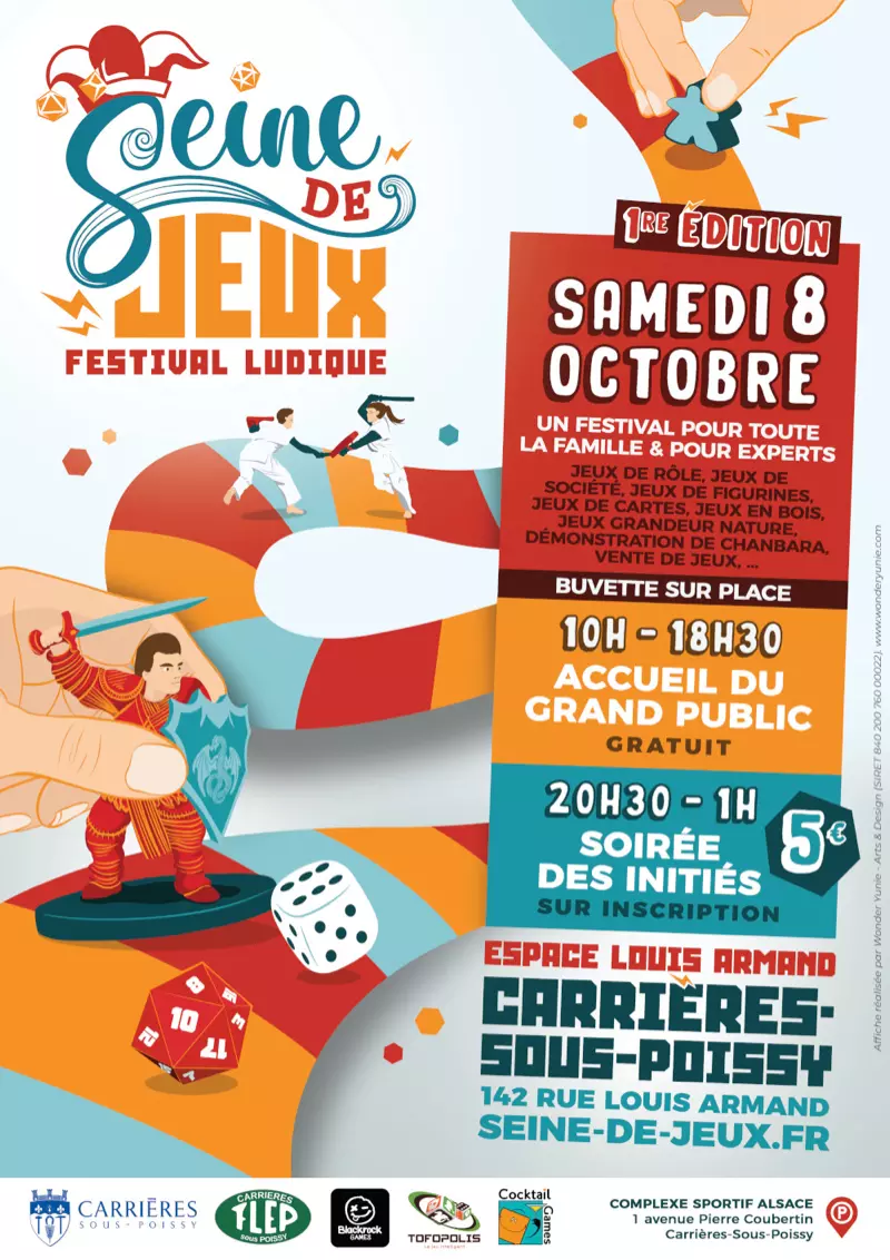 Affiche officielle Seine de Jeux 2022