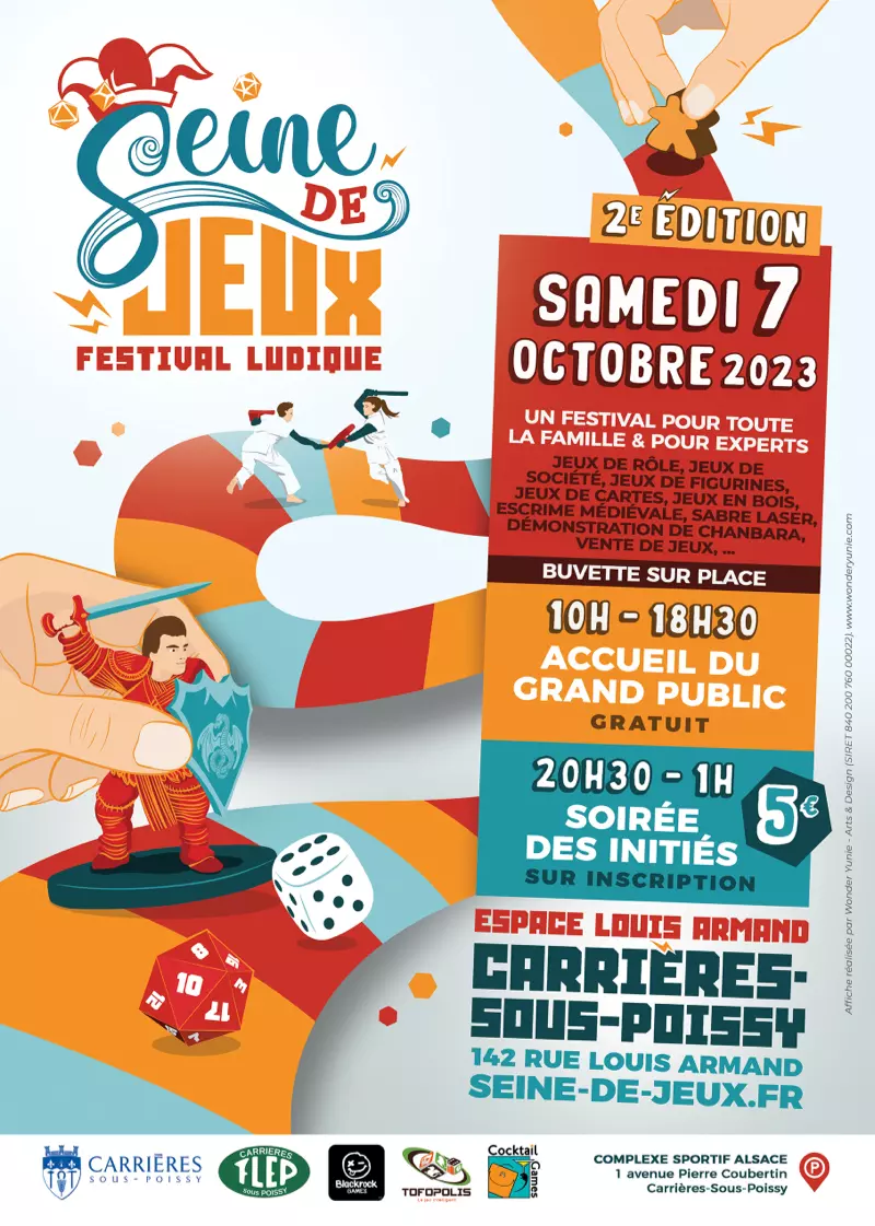 Official poster Seine de Jeux 2023