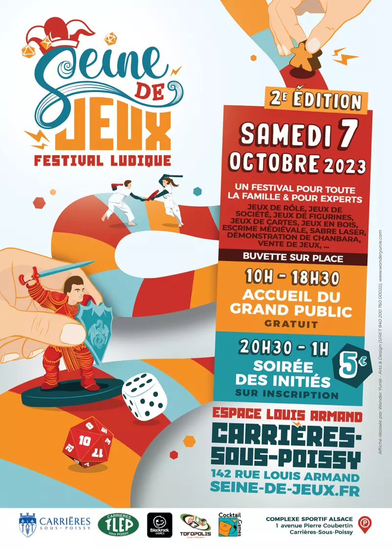 Affiche officielle Seine de Jeux 2023