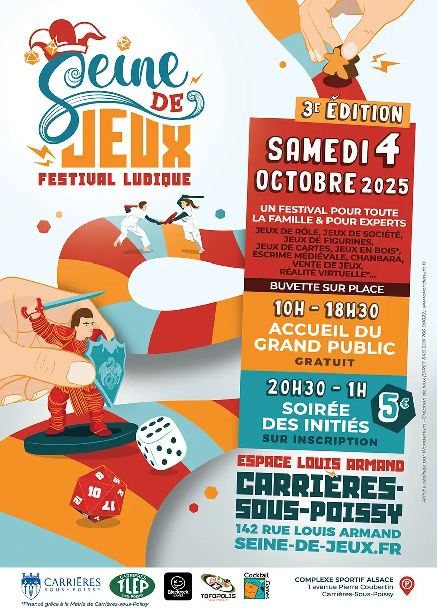 Affiche officielle Seine de Jeux 2025