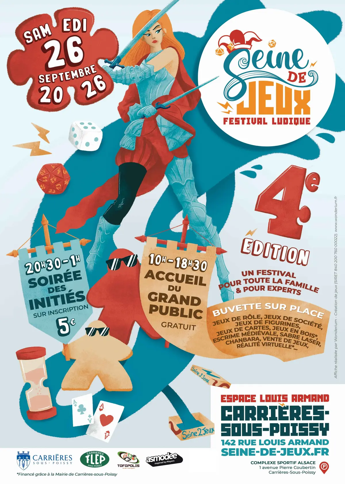 Official poster Seine de Jeux 2026