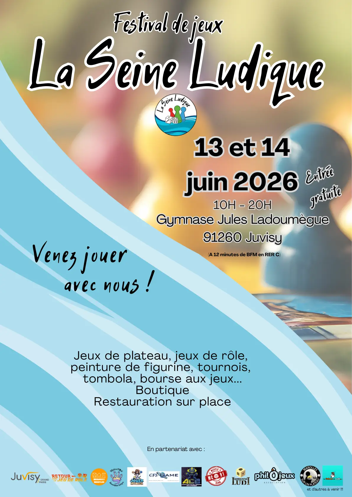 Affiche officielle La Seine Ludique 2026