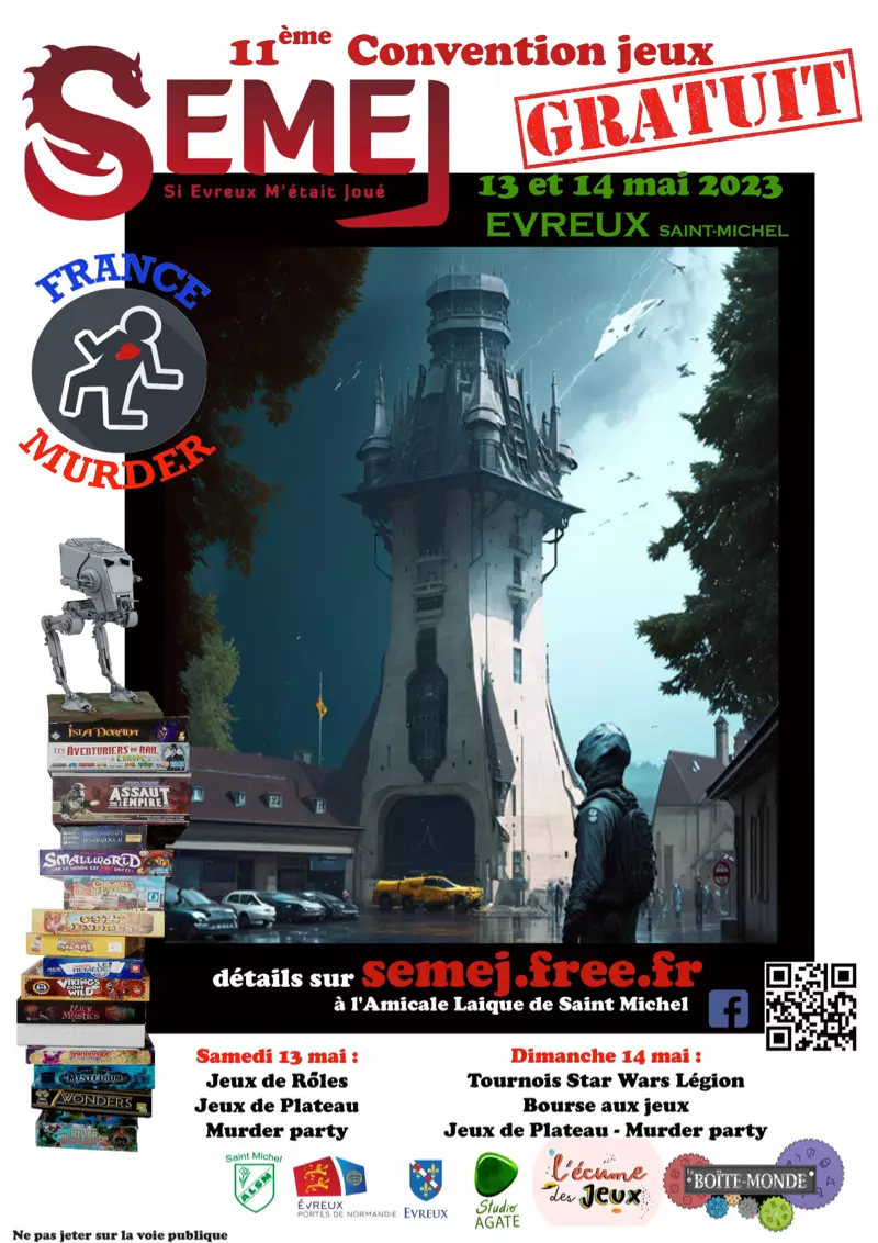 Affiche officielle Jou'Eure Fest' 2023