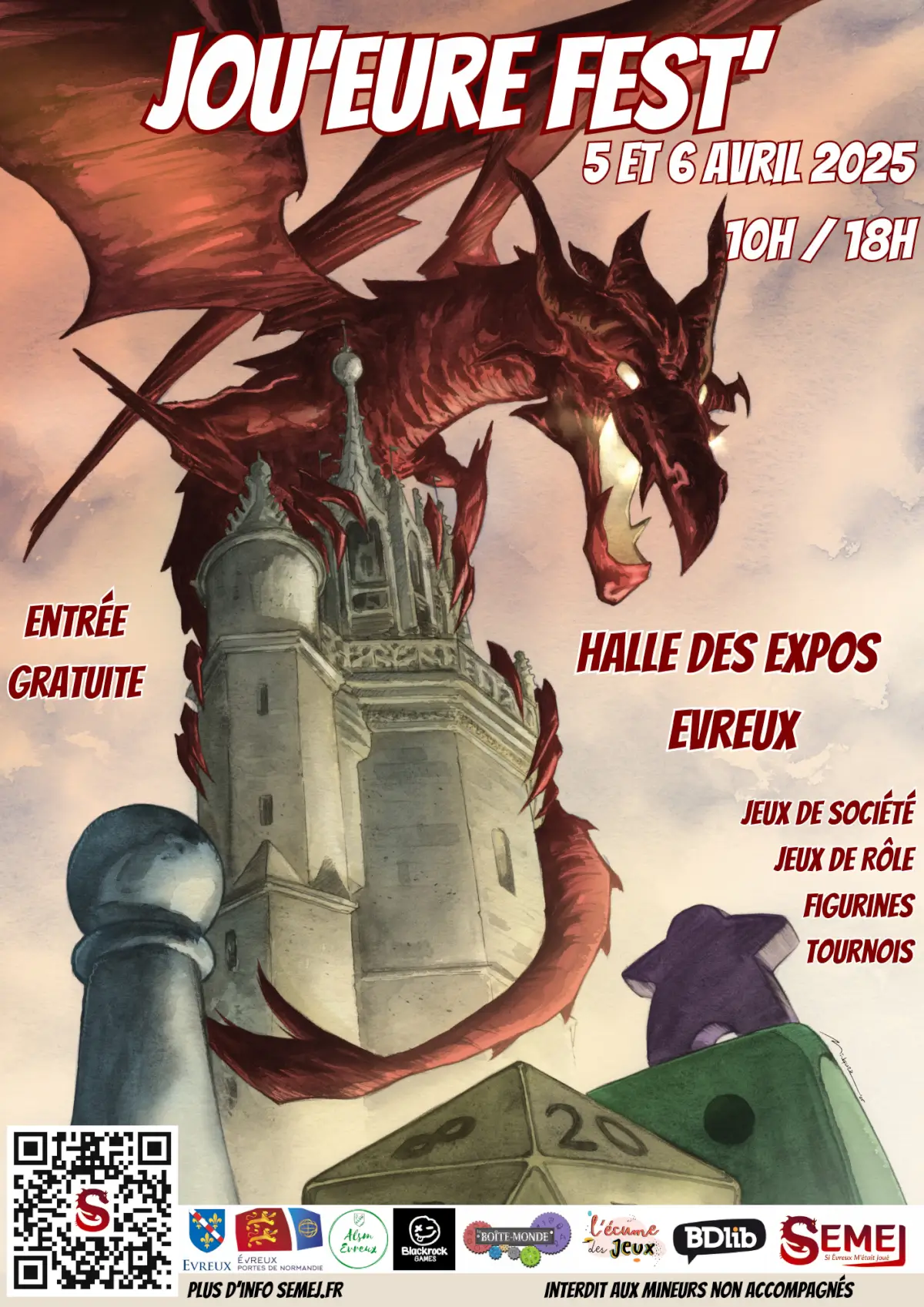 Affiche officielle Jou'Eure Fest' 2026 2025