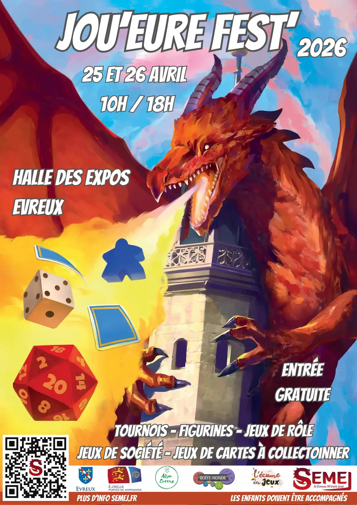 Affiche officielle Jou'Eure Fest' 2026