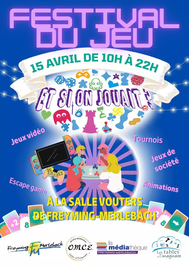 Official poster Et si on jouait ? 2023