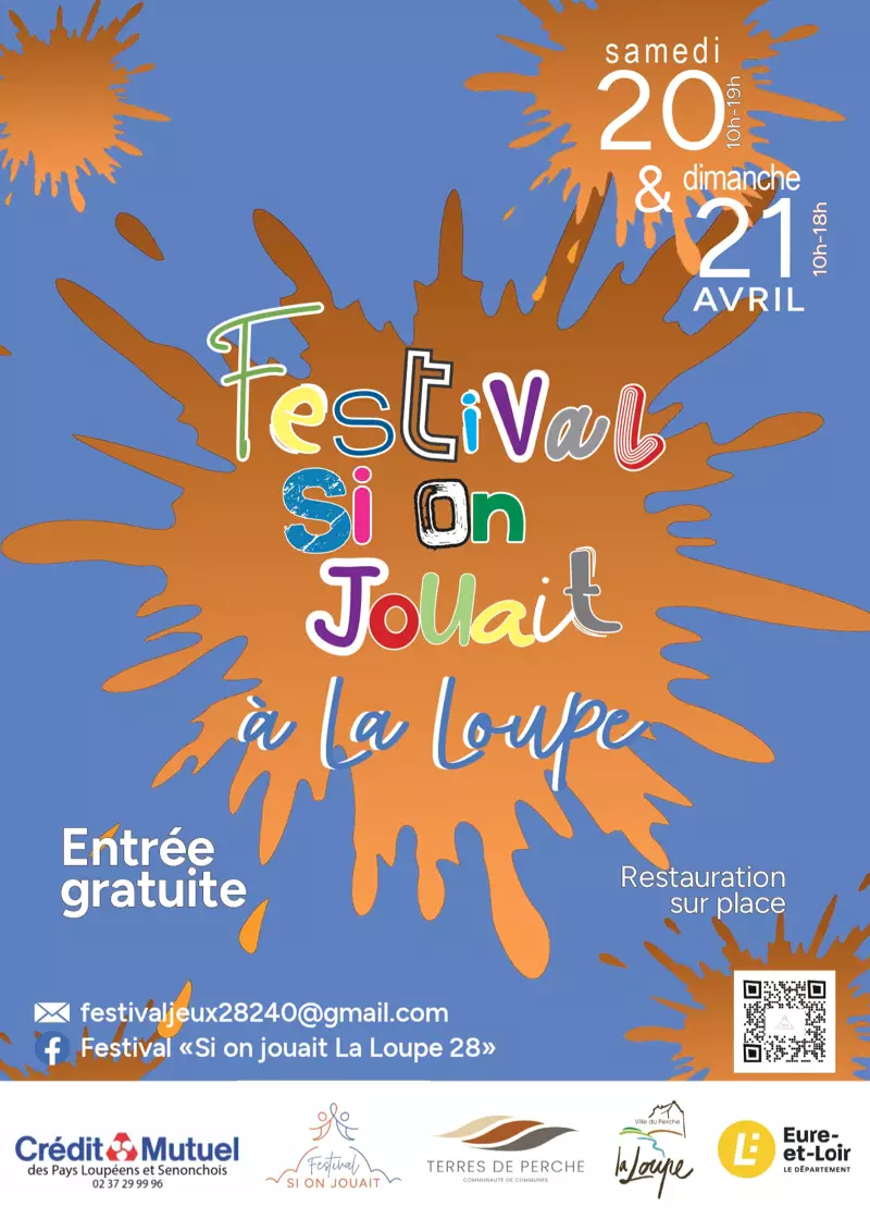 Official poster Si on jouait à La Loupe 2024